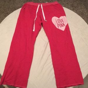 PINK brand boyfriend style sweatpants